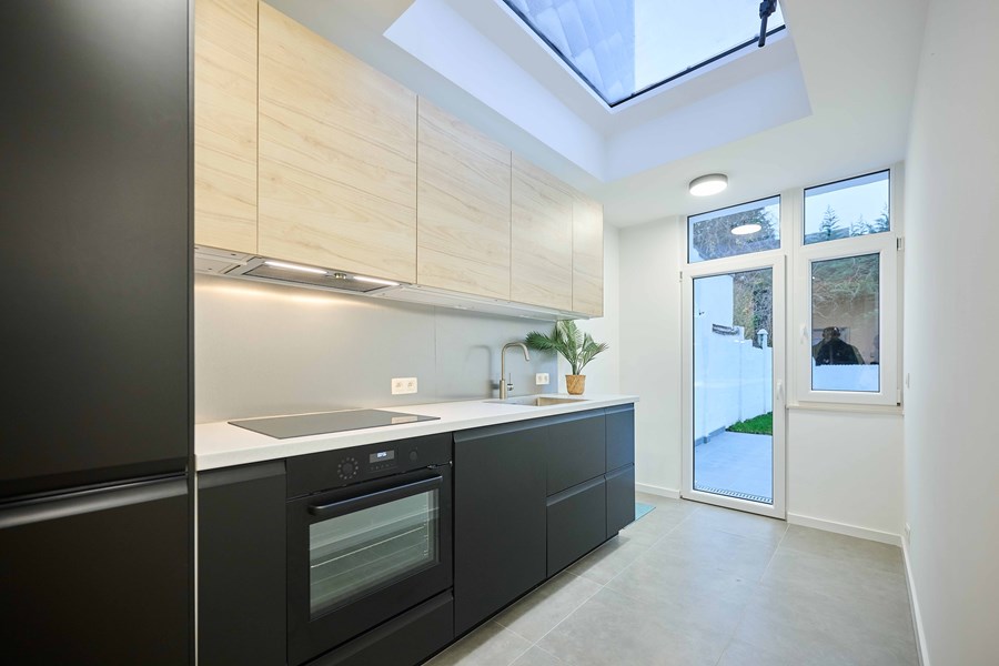 Cuisine moderne et entièrement équipée de la colocation Hellebaut 26